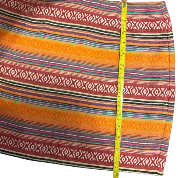 Ladakh Multicolor Striped Mini Skirt - Picture 8 of 9